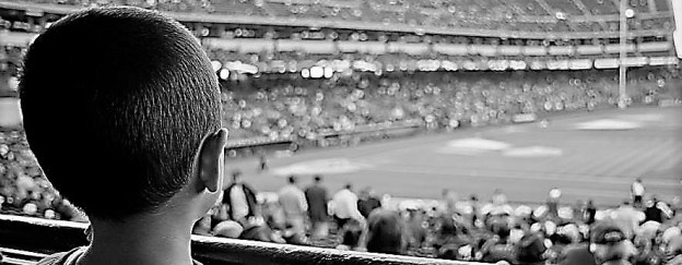 boy at ballgame
