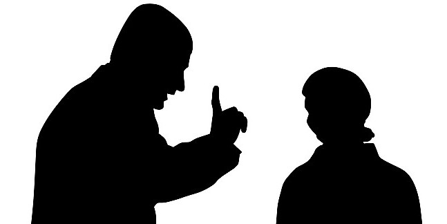 father-scolds-his-scared-teenage-daughter-vector-18571097