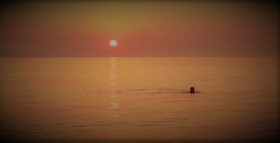 sunset swim 2